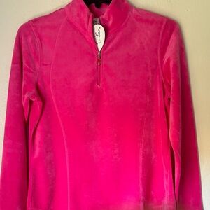Greg Norman Collection Vibrant Pink Quarter-Zip Valore